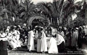Sidi-Okba - Renovation des voeux de Bapteme Colette Decaux - 18 Avril 1937